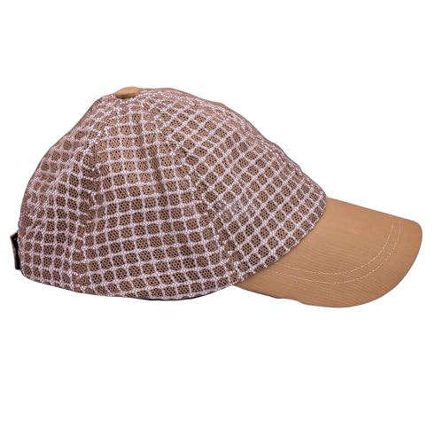 Three Layer Ventilated Beekeeping Veil in Round (3-Layer Hat, Khaki P-Cap) - color: Khaki P-CAP