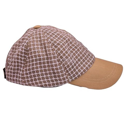Three Layer Ventilated Beekeeping Veil in Round (3-Layer Hat, Khaki P-Cap) - color: Khaki P-CAP