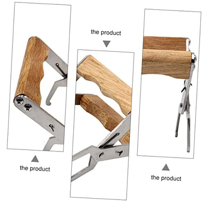 Stainless Steel Beehive Frame Holder Spleen Lifter Clip Tool for Beekeeping Easy Grip Frame Lifter for Harvesting and Hive Inspections