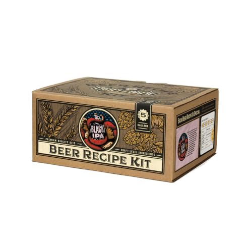 Craft a Brew - Beer Recipe Kit - Black IPA - Home Brewing Ingredient Refill - Beer Making Supplies - India Pale Ale - 5 Gallons - color: Black IPA