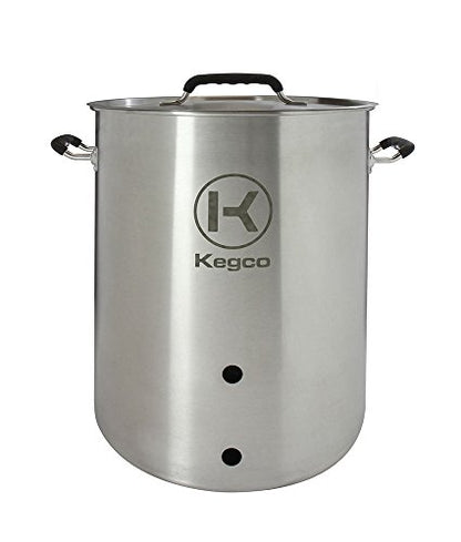 Kegco 10 gallon Brew Kettle with Plug & 2Piece Ball Valve