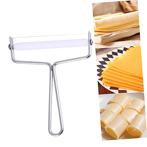Alipis 2Pcs Stainless Steel Cheese Slicer Multi Purpose Butter Scraper Cream Cutter for Kitchen and Bakery Use Ergonomic Wire Handle Design for Desserts and Food