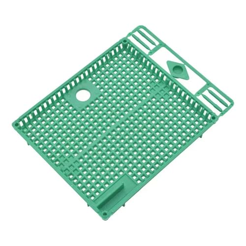 Queen Bee Cage 10Pcs Reusable Queen Bee Isolator Introduction Cage Portable Plastic Isolation and Introducing Beekeeping Tools for Beekeeping Supplies(Green) - color: Green