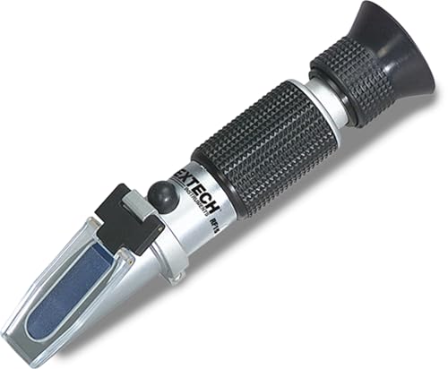 Extech RF15 Portable Sucrose Brix Refractometer (0 to 32%) with Automatic Temperature Compensation (ATC) - Handheld Sugar Content Tester for Beverages, Fruit, Food, Cutting Fluid, and Beer Brewing - style: Portable Sucrose Brix Refractometer (0 to 32%) wi