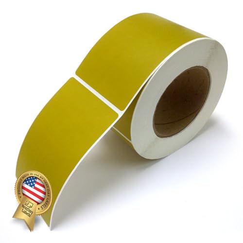 NextDayLabels 500 Rectangle Stickers (3" x 5") - Color Coding Labels Roll - Moving Labels for Boxes, Colored Inventory Stickers for Packing, Organizing, and Storage (Olive) - color: Olive