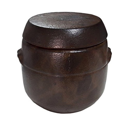 28.74ounce(850cc)Korean Traditional Earthenware Fermenting Jar Jangdok with Lid