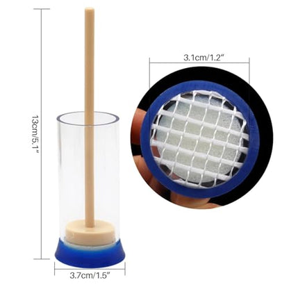 10pcs Bee Queen Marking Cage Bottle Box with Soft Plunger Marker Non-Toxic Beekeeping Equipment for Beekeeper