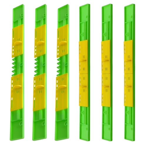 6 Pack Bee Hive Entrance Reducer Beehive Entrance Gates Bee Hive Plastic Reducer Guards Bee Hive Mouse Guard Beehive Tool Beekeeping Supplies for Professional Beekeeper or Beginner, Length 14.76 Inch - size: Entrance Reducers-6 Pack