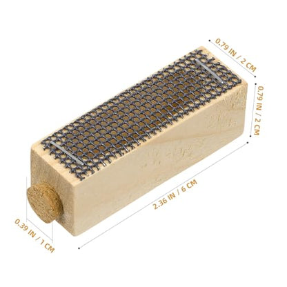 Toddmomy Wooden Bee Cage 5 Pack Beekeeping Tool with Ventilated Wire Mesh for Safe Queen Rearing and Hive Management - size: 6.00X2.00X2.00CM