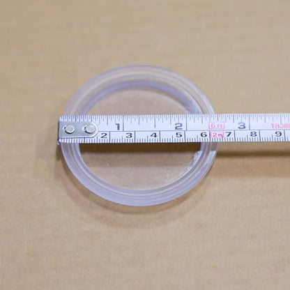 Tri Clamp Clear Cap 1.5"/2"/4" TC – Plastic Sight Glass for Homebrew Conical Fermenter – Durable End Cap – 1 Piece(2'' TC) - size: 2'' TC