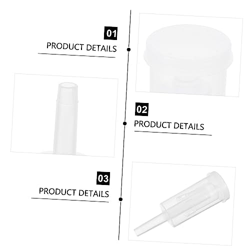 2pcs Plastic Check Valves for Wine Fermentation Three-piece Design Easy to Clean Safe and Sanitary for Home Brewing and Wine Preservation