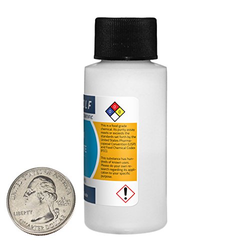 Calcium Carbonate / 1 Ounce Bottle / 97+% Pure Food Grade/Fine Powder - size: 1 Ounce (Pack of 1)