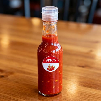 1000 Pcs Spicy Stickers Roll 1.5 Inch Hot Chili Pepper Food Warning Round Labels Self Adhesive Waterproof Caution Circle Label for Grocery Store Restaurants Packaging Kitchen - style: Red Spicy-1000 PCS
