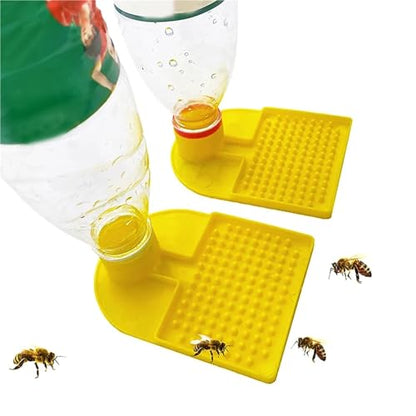 Beekeeping Feeder Water Feeding 40pcs Bees Water Feeder Entrance in Beehive Feeding Internal Mineral Bottle Adaptor Anti Drowning Beekeeping Supplies