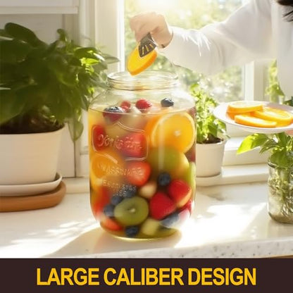 Glass Drink Dispensers for Parties, Beverage Dispenser with Stand, Ice Cylinder and Stainless Steel Spigot 100% Leakproof, Beverage Dispenser for Lemonade Sun Tea (2 Gallon Single with Stand) - size: 2 Gallon Single with Stand