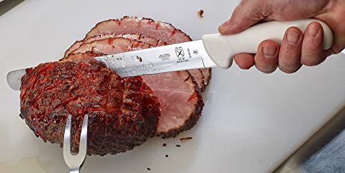 Mercer Culinary Ultimate White 12" Plain Edge Slicer Knife - style: Plain Edge Slicer Knife 12 Inch