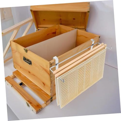 HANABASS Beekeeping Stand Beehive Frame Storage Shelf Bee Hive Hangers Bee House Rack Stainless Steel