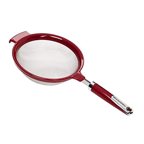 KitchenAid Strainer Stainless Steel, 7-Inch, Red - color: Red, size: 7-Inch
