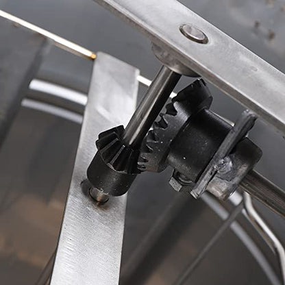 Honey Extractor, 2 Frame Stainless Steel Manual Beekeeping Extraction Equipment, Honeycomb Spinner Drum, Honey Bee Spinner Beekeeping