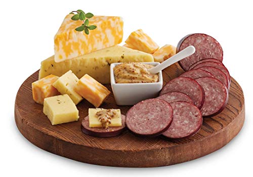 Harry & David Supreme Meat And Cheese Gift Box, Food Gift Basket, Charcuterie Platter, Food Baskets With 4 Cheese Blocks, 4 Sausages, 2 Sets Of Crackers, Relish & Honey Mustard Sauces - style: Supreme