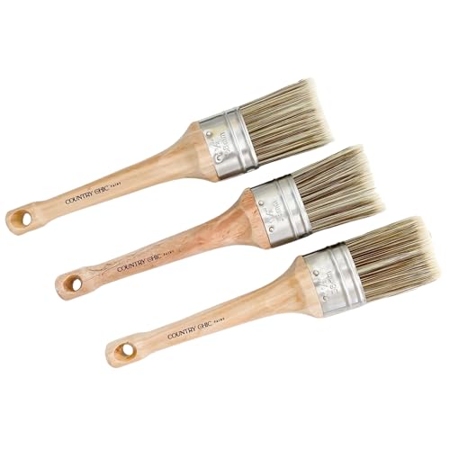 Country Chic Paint Wax Brush – Chalk Paint Wax Applicator with Synthetic Bristles – Furniture Wax Brush, No Shedding, Vegan-Friendly | 1.5"