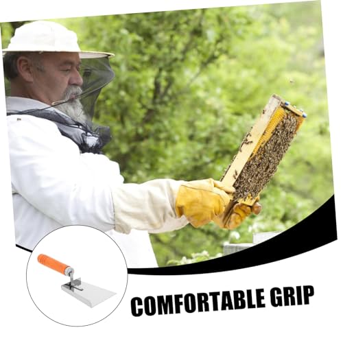 MERRYHAPY Stainless Steel Beehive Cleaner Bee Frame Scooper Hive Beehive Scraping Tool Easy to Use Beekeeping Equipment