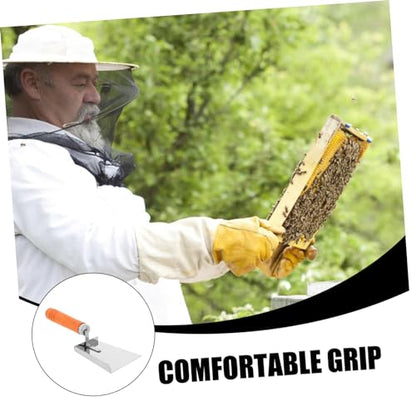 MERRYHAPY Stainless Steel Beehive Cleaner Bee Frame Scooper Hive Beehive Scraping Tool Easy to Use Beekeeping Equipment