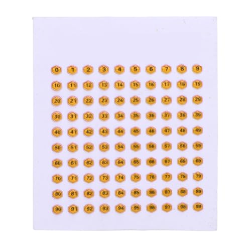 Fdit Queen Bee Marking Kit Professional Beekeeper Tool Set with Number Sticker and Tweezers, Precise Marking for Bee Queen Management, Indoor and Outdoor Use, Plastic Material (Yellow) - color: Yellow