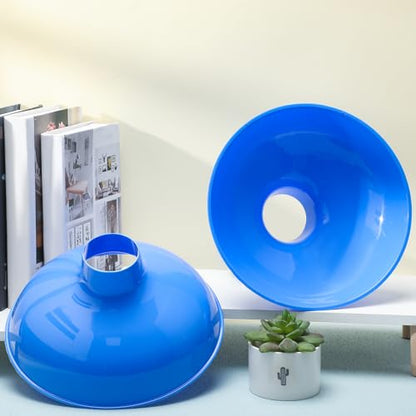 Vesici Extra Large Wide Mouth Funnel 2.5" x 10" Multi Purpose Filling Funnel Plastic Reusable for Water Softener Resin Tanks Carbon Media Jar Filling Use (Blue,2 Pack) - color: Blue
