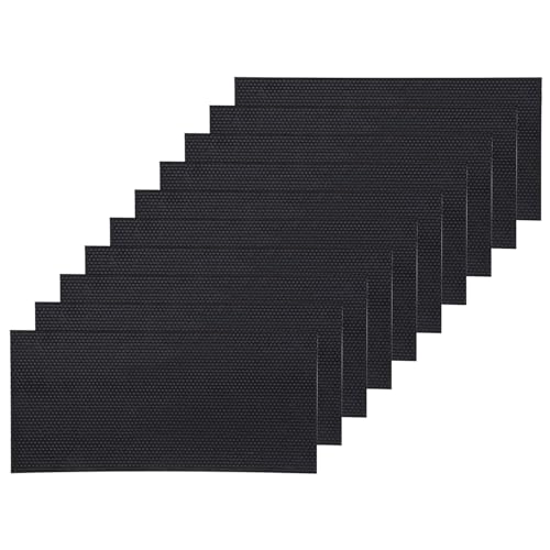 POLLIBEE Beehive Foundation, 8-1/2-Inch Deep Black Foundation, 10 Pcs Bee Hive Beeswax Coated Foundation Sheet,Bee Waxed Foundation Sheets for Bee Frame - color: Deep-Black