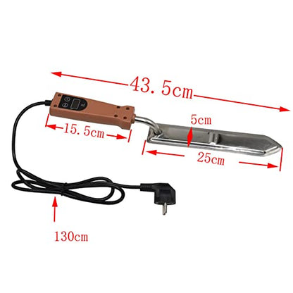 Electric Honey Uncapping Knife Stainless Steel Beekeeping Scraper Cutter Bee Extractor, 50-180°C Temperature Control for Beekeeper