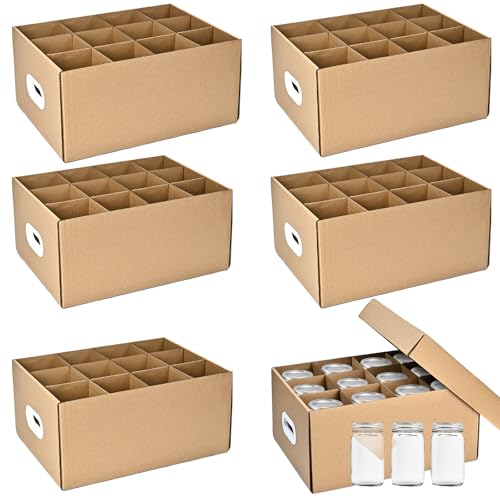 6 Pcs Canning Jar Storage,Fits 32 oz Jars Regular or Wide Mouth Canning Jar Storage,12 Cells, Mason Jar Organizer. - color: 6pcs Yellow