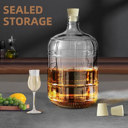 2 Pcs Fermentation Stopper Glass Carboy Corks for 3, 5, 6 Gallon Glass Water Jug Wood Tapered Stopper Bungs Cap for Home Brewing Wine (2pcs) - size: 2pcs