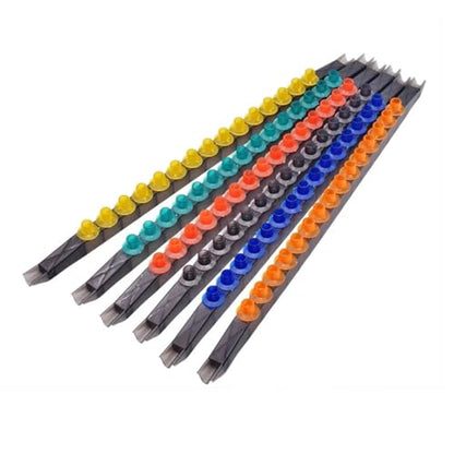 300PCS King Table Protection Cup Queen Bee Breeding Base Mount Pin Cell Cups Queen Rearing Cell Cups Beekeeping Tools(Blue) - color: Blue