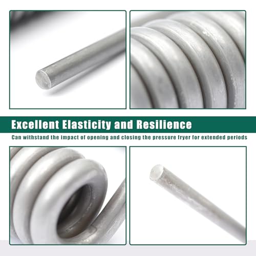 YUXIVCNE 75293 Pressure Fryer Spring Replacement for Henny Penny Fryer 500 600 CFA-500 CFA-600 Parts Replace 16108, Lid Hinge Spring Coil for Gas/Electric Fryer