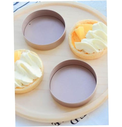 Wood Tart Tamper Tart Press Tool Wood Egg Tart Pusher DIY Baking Dough Press Pastry Tamper Wooden Tart Mould, Assorted Color