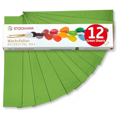 STOCKMAR Decorating Beeswax - 12 Pack (Green) - color: Green