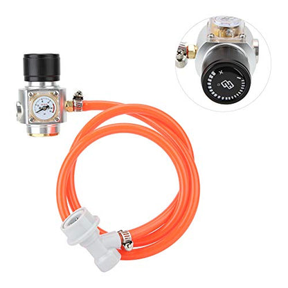 Threaded Co2 r Kit, Gas Regulator with Hose Fiing, Suitable for Soda, Beer and Keg