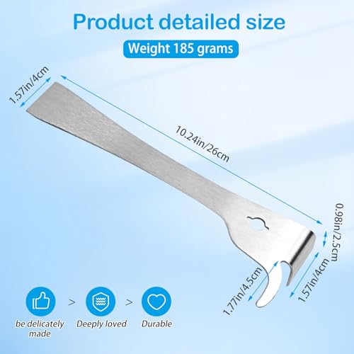1 Pcs Beekeeping Stainless Steel Hive Scraper Tool J Hook | Multi-Functional Hive Tool for Beekeepers
