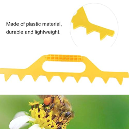 Bee Frame Spacing Tool 7/8/9 Frame Spacer, Maintain Proper Spacing, Plastic Beehive Equipment, Orange 9 for Beekeeping (Yellow 8 Frames) - color: Yellow 8 frames