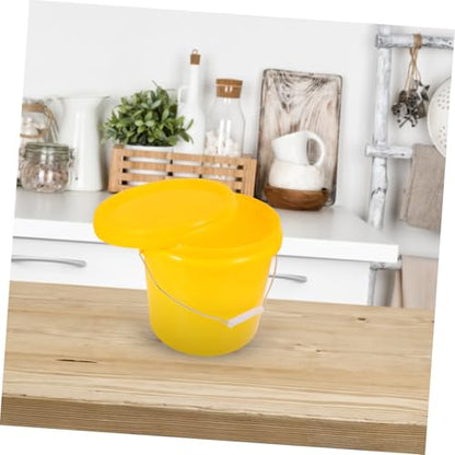 Food Grade Fermentation Pail Airtight Lid Portable Brewing Bucket for Wine Beer and Yogurt Home Storage Container for Fermenting