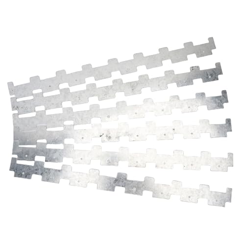 HERCHR Beehive Frame Strips, Pack of 10 Metal Beehive Frame Strips Spacers Beekeeper Beekeeping Tool Equipment Bee Hive Box Spacing Tool Replacement for Beekeepers