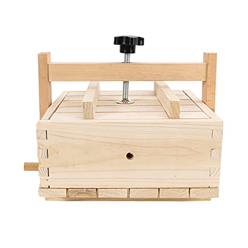 Tofu Mold Maker Press Making Cheese Kit Wooden Box Tool Pressing Presser Home Homemade Curd Stamper Soybean Multifunction Cheese Press, `x-large - size: `x-large