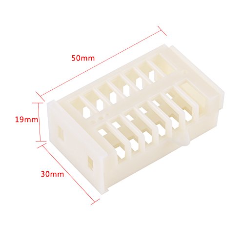 Hilitand 10pcs Multifunctional Bee Queen Cage, Plastic Match Box Moving Catcher Cage Beekeeping Tools 50x30x19mm/1.97x1.18x0.75in