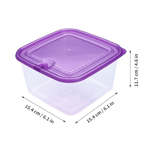 KIGI Airtight Food Storage Containers with Vent Lids for Meal Prep, Lunch, BPA Free, Stackable, Reusable Plastic Containers for Leftovers, Kitchen, Pantry, Fridge Organizer, Freezer Safe (5 Cup 6PACK) - size: 5 Cup | 40 OZ