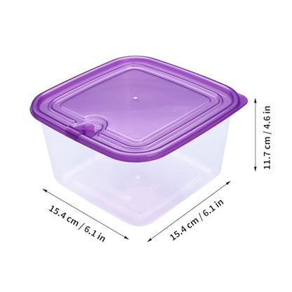 KIGI Airtight Food Storage Containers with Vent Lids for Meal Prep, Lunch, BPA Free, Stackable, Reusable Plastic Containers for Leftovers, Kitchen, Pantry, Fridge Organizer, Freezer Safe (5 Cup 6PACK) - size: 5 Cup | 40 OZ