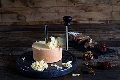 Cheese Curler - Marble Pro Stainless Steel - Best for Cheese Wheel or Chocolate - Multifunctional Rust-Proof Shredder - Manual Handheld Cheese Slicer 10in
