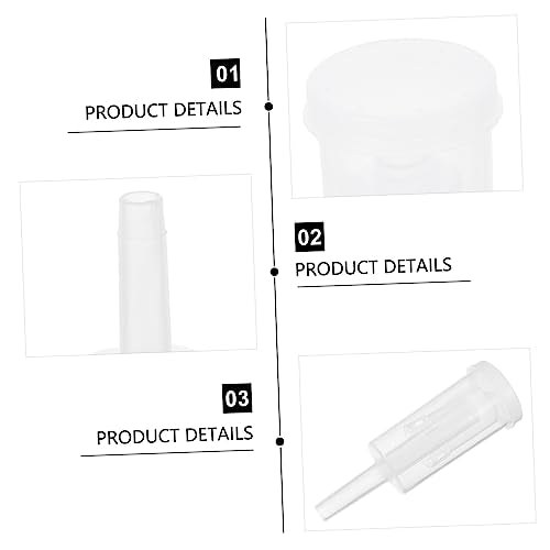 SOLUSTRE 2pcs 3-Piece One-Way Valve Check Valve Set for Brewing Plastic Check Suitable for Wine and Beer Fermentation