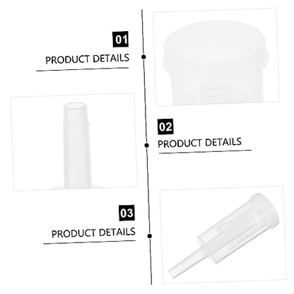 SOLUSTRE 2pcs 3-Piece One-Way Valve Check Valve Set for Brewing Plastic Check Suitable for Wine and Beer Fermentation