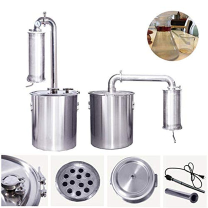 YUEWO 20L-150L Still Alcohol Water Distiller 304 Stainless Steel Wine Making Set